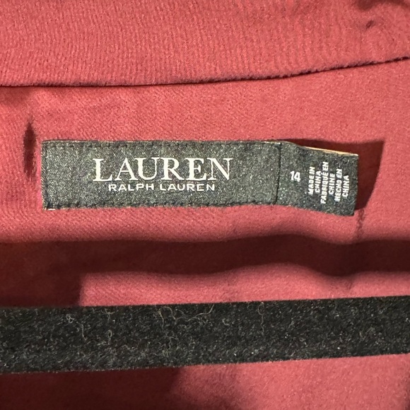 Lauren Ralph Lauren Velvet Surplice Blouse - Picture 10 of 15
